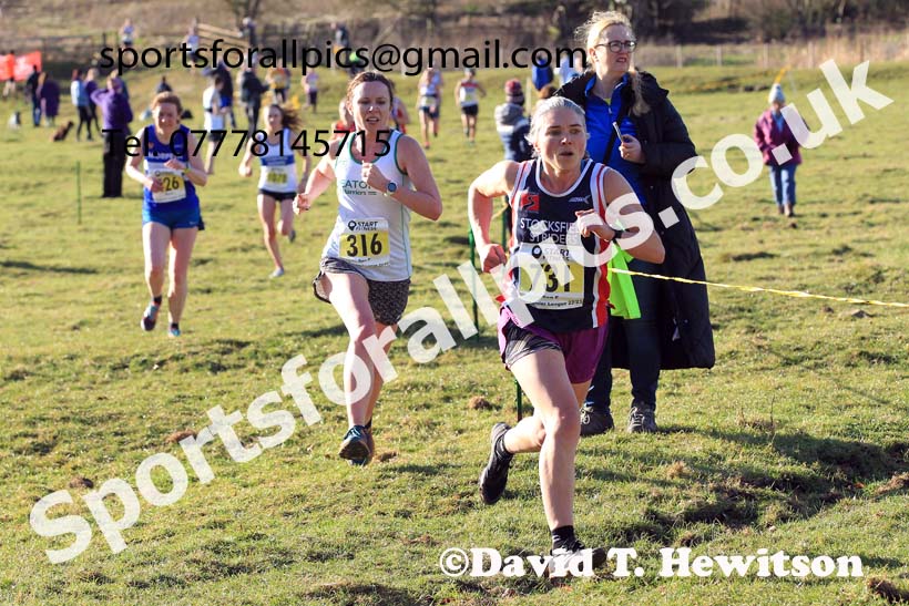 Senior womens 2023 NEHL, Thornley Farm, Peterlee, County Durham. Photo: David T. Hewitson/Sports for All Pics